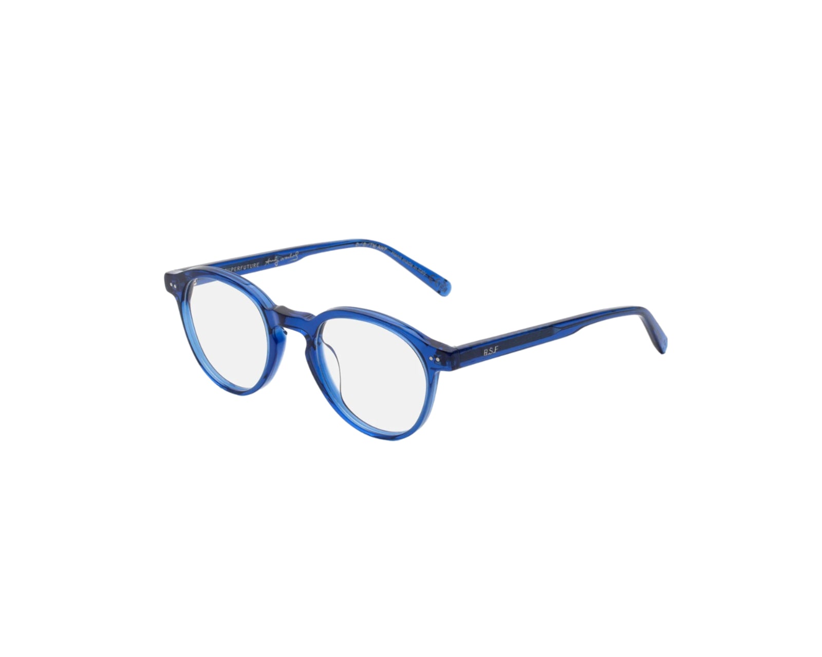 8059026125077 - Unisex 99C The Warhol Optical Bluissimo Rahmen von BRILLEN Acetat Blau  Rund