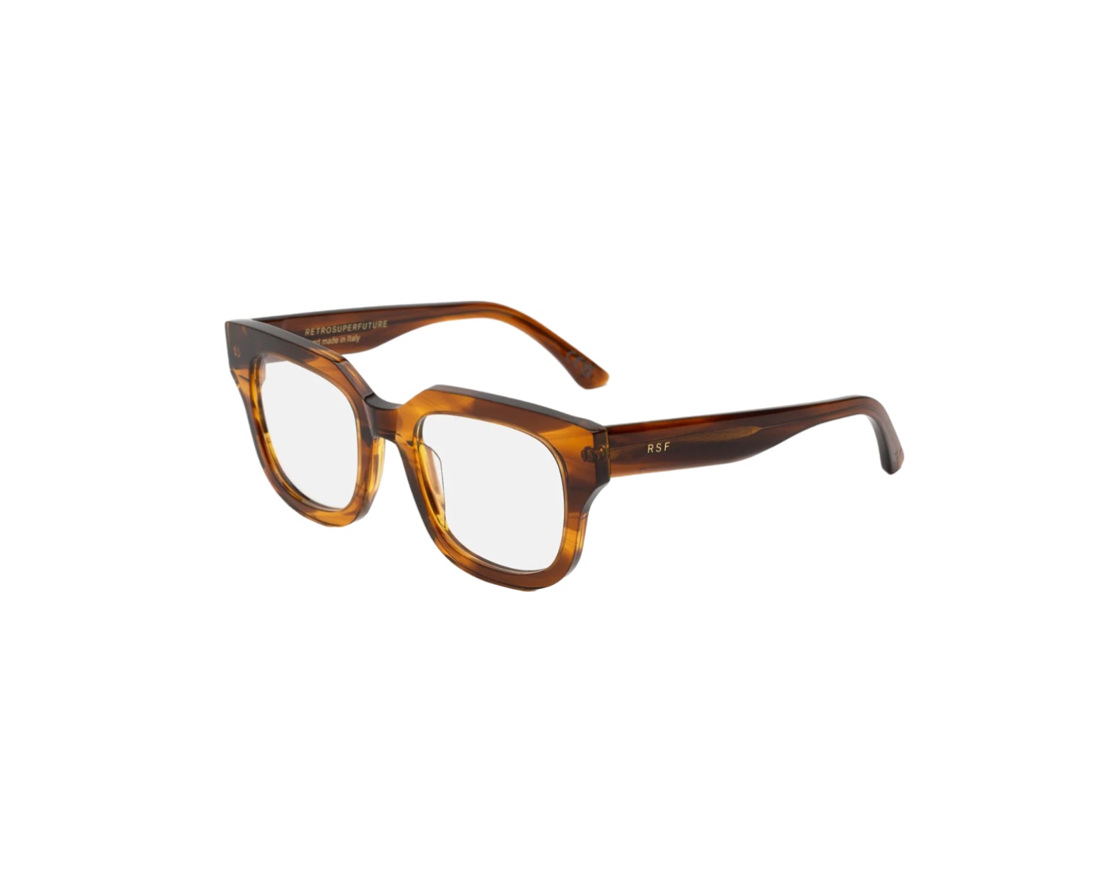 8059026125138 - Unisex AIA Sabato optical Striata Rahmen von BRILLEN Acetat Braun  Quadratisch Normal