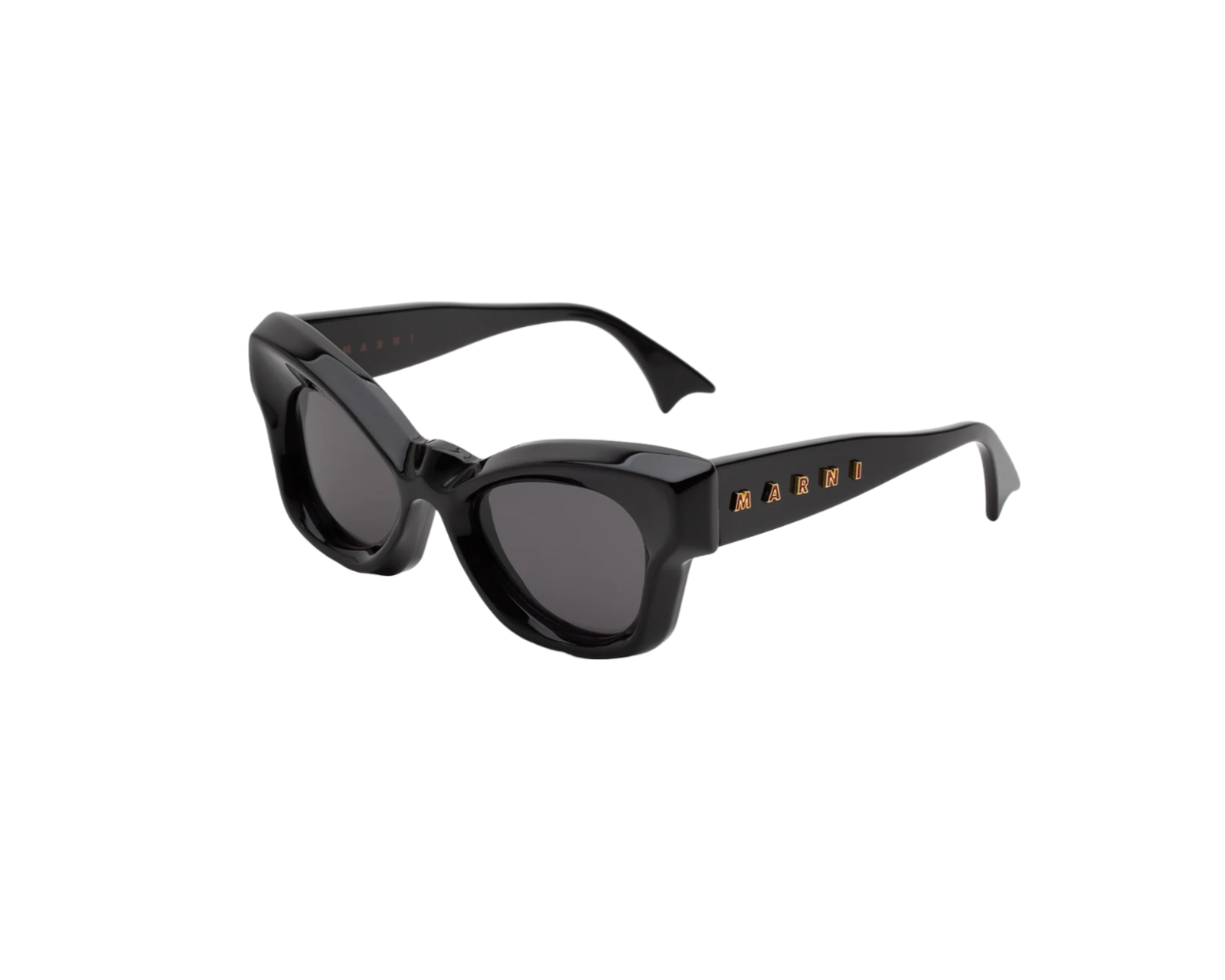 8059026125213 - Unisex Magneticus Black GGE Gläser SONNENBRILLEN Acetat Schwarz Grau Geometrisch Normal