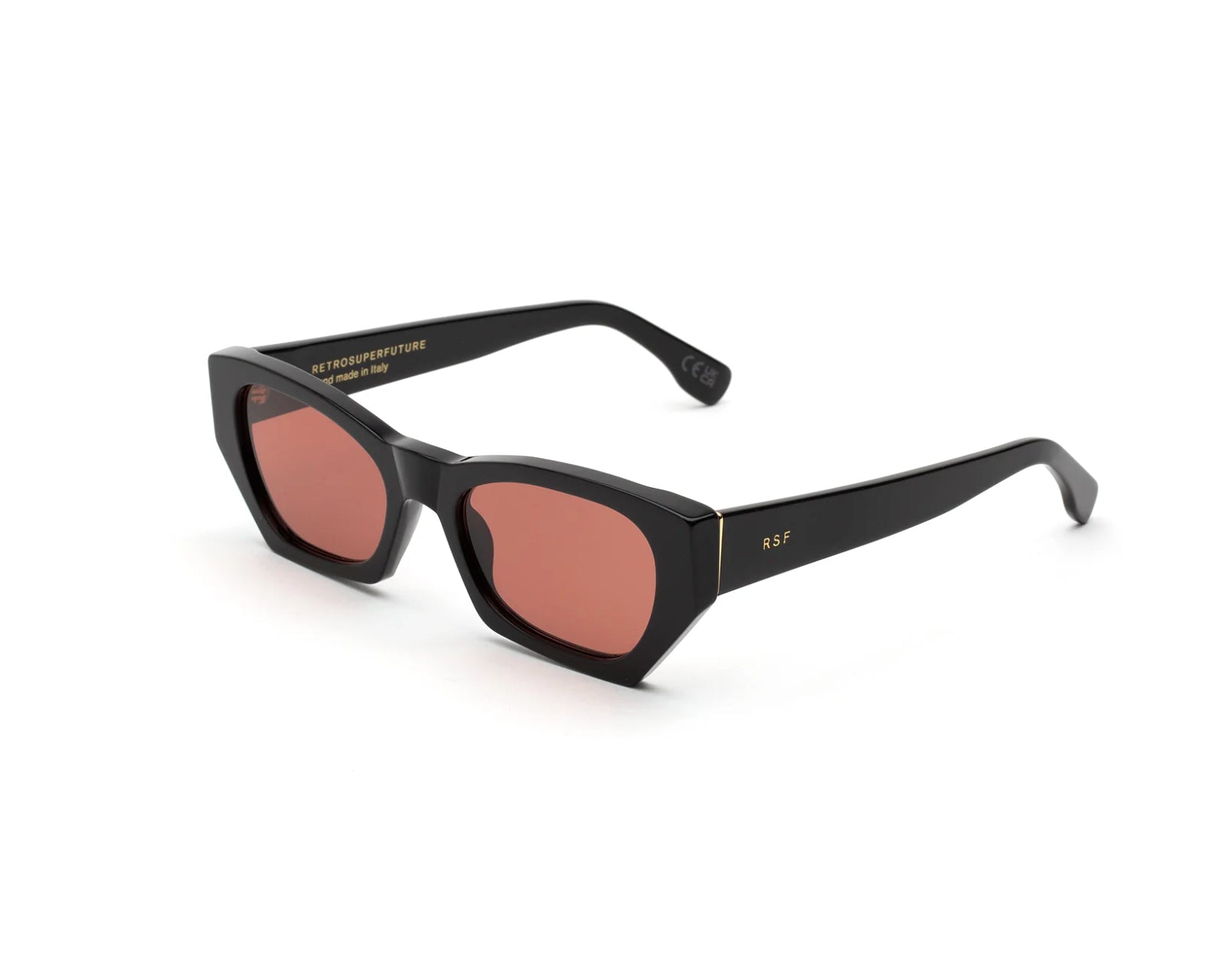 8059026125633 - Unisex BW5 Amata Fantome Gläser SONNENBRILLEN Acetat Schwarz Bordeaux Geometrisch Normal Schattiert