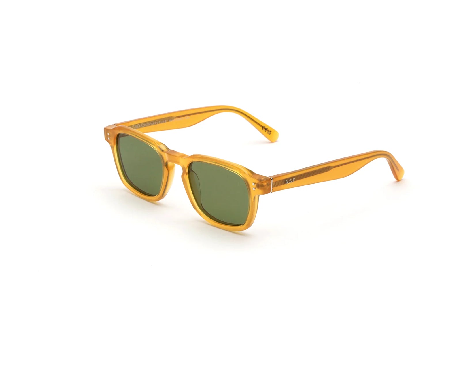 8059026125657 - Unisex XY8 Luce Sereno Gläser SONNENBRILLEN Acetat Gelb Grün Quadratisch Normal