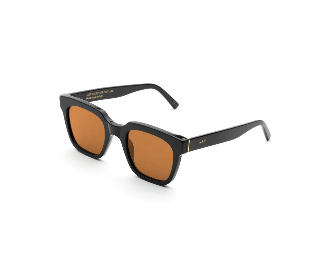 8059026125831 - Unisex SU5 Giusto Refined Gläser SONNENBRILLEN Acetat Schwarz Braun Quadratisch Normal