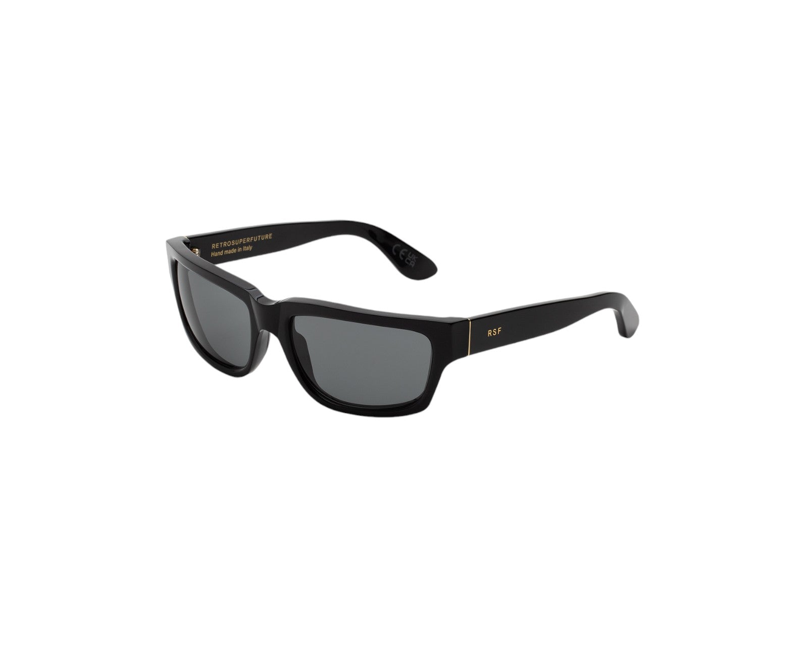 8059026127286 - Unisex 8VS Thelonius Black Gläser SONNENBRILLEN Acetat Schwarz Schwarz Quadratisch Normal