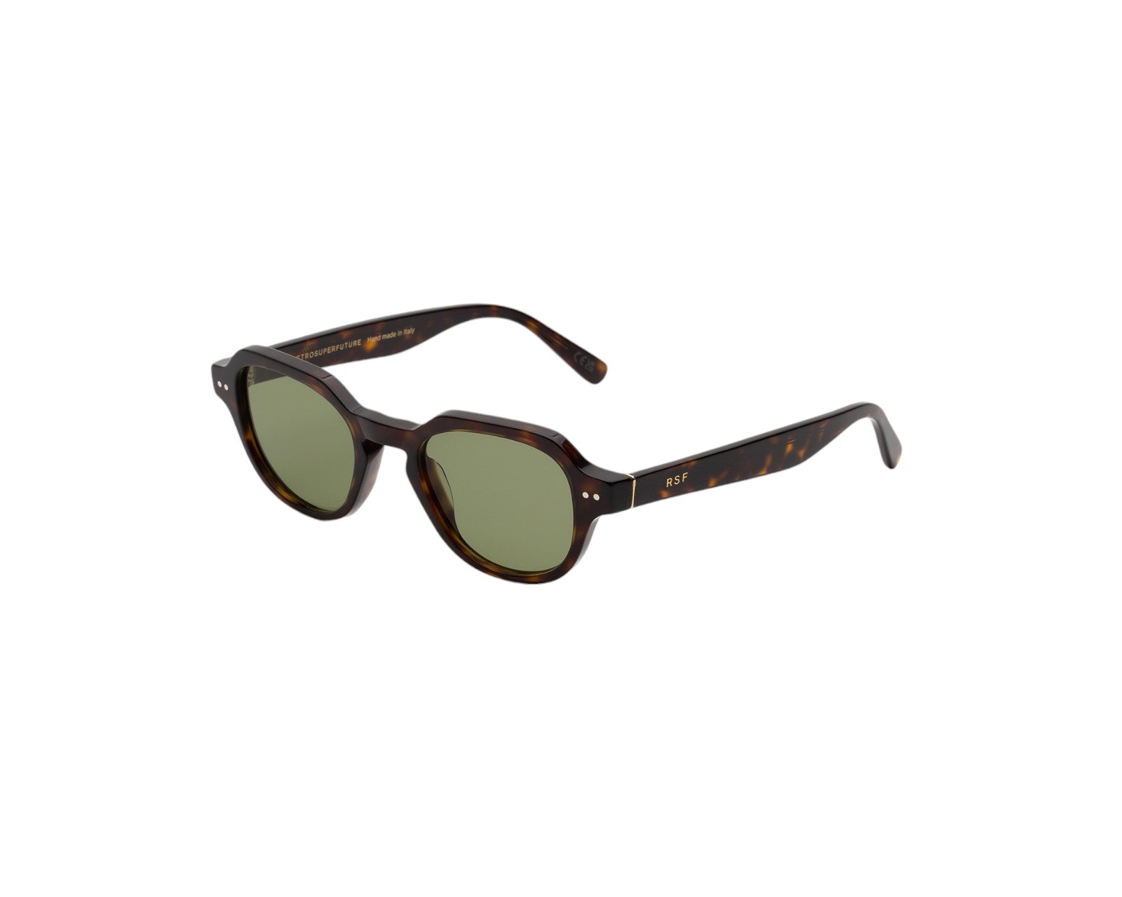 8059026127330 - Unisex BCH Voce 3627 Gläser SONNENBRILLEN Acetat Havanna Grün Rund Normal