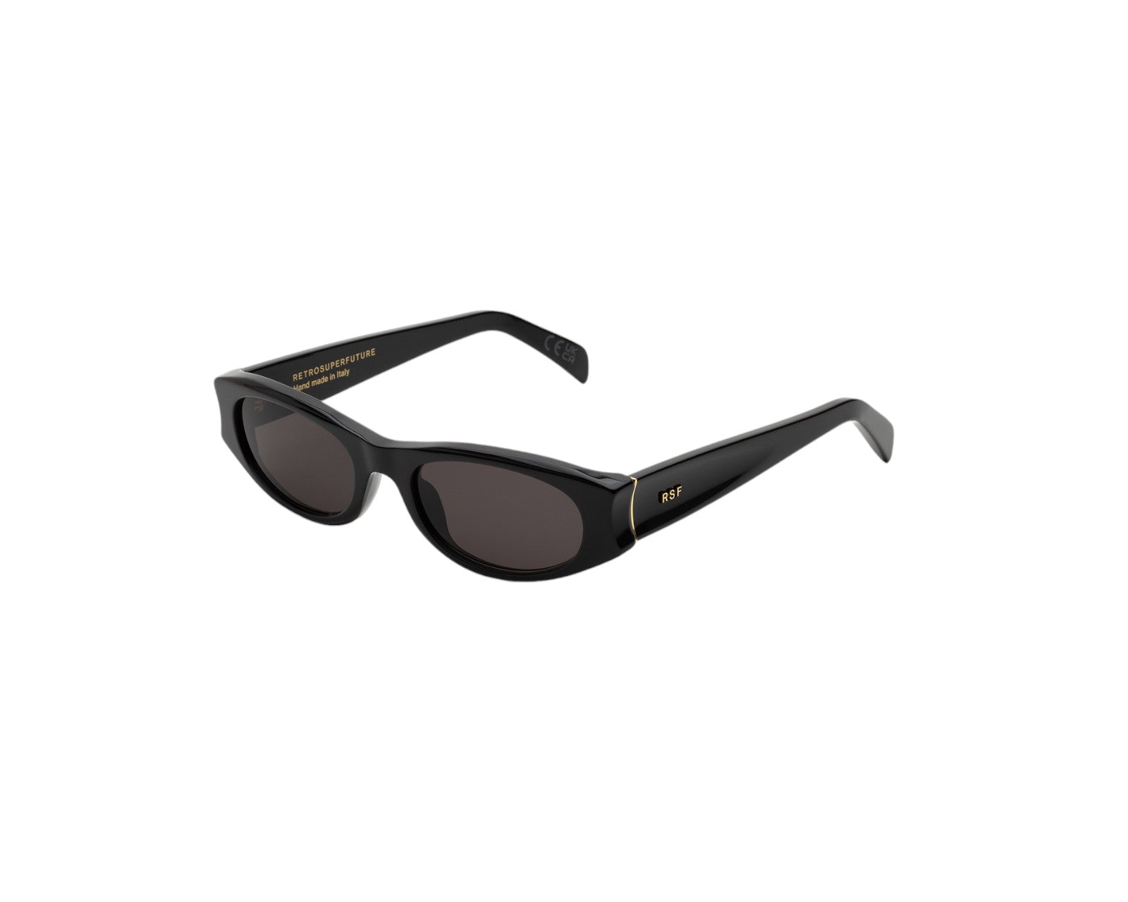 8059026127439 - Unisex W08 Razzo Black Gläser SONNENBRILLEN Acetat Schwarz Schwarz Geometrisch Normal