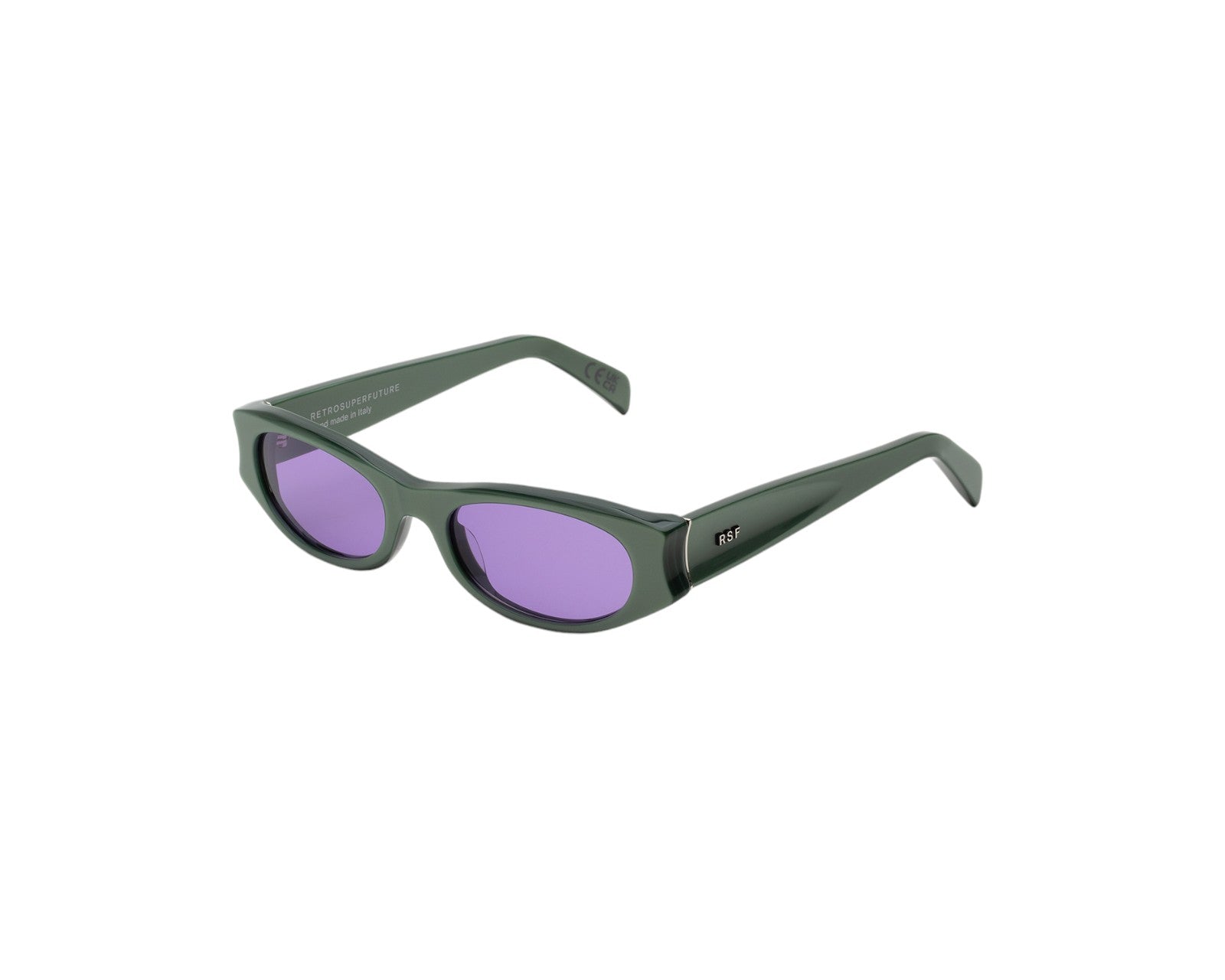 8059026127460 - Unisex 9RM Razzo Metallic Mint Gläser SONNENBRILLEN  Grün Violett Geometrisch Normal