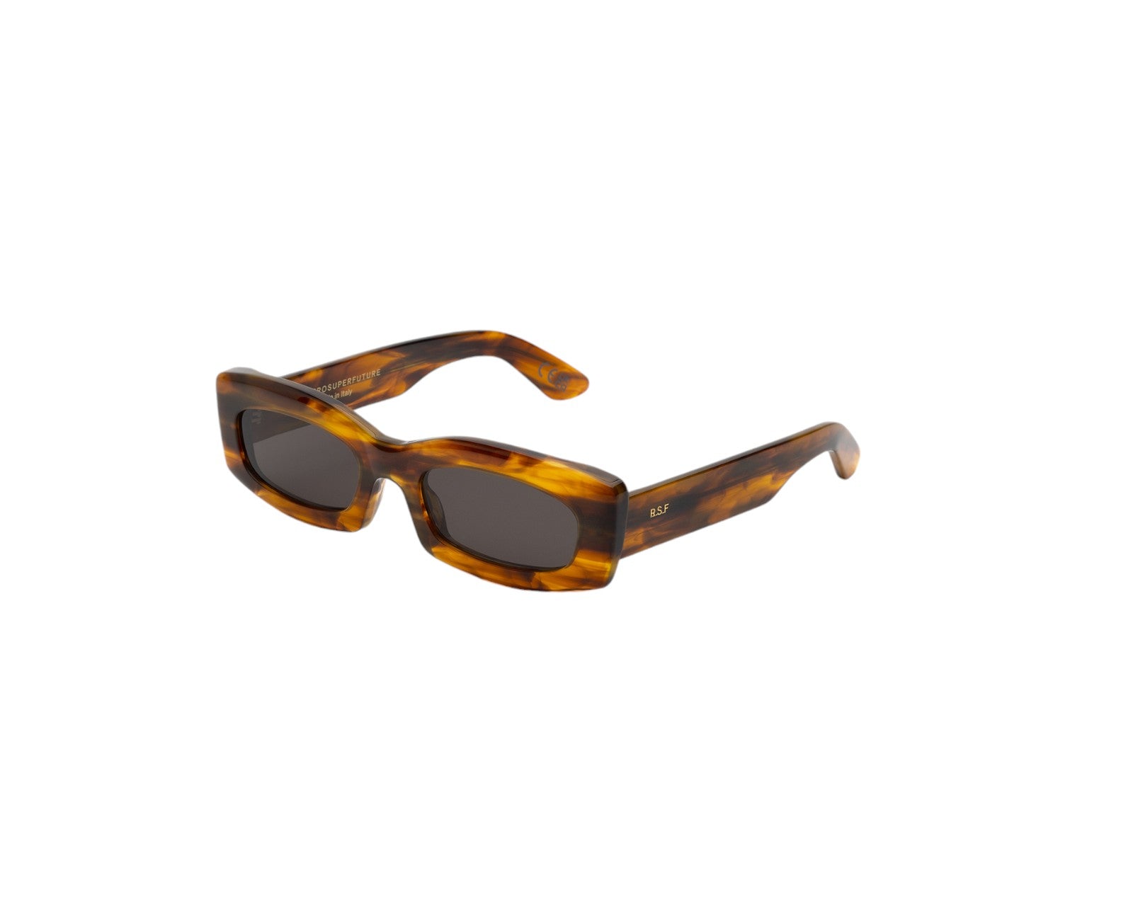 8059026127484 - Unisex HHJ Zaga Tangeri Gläser SONNENBRILLEN Acetat Havanna Grau Quadratisch Normal