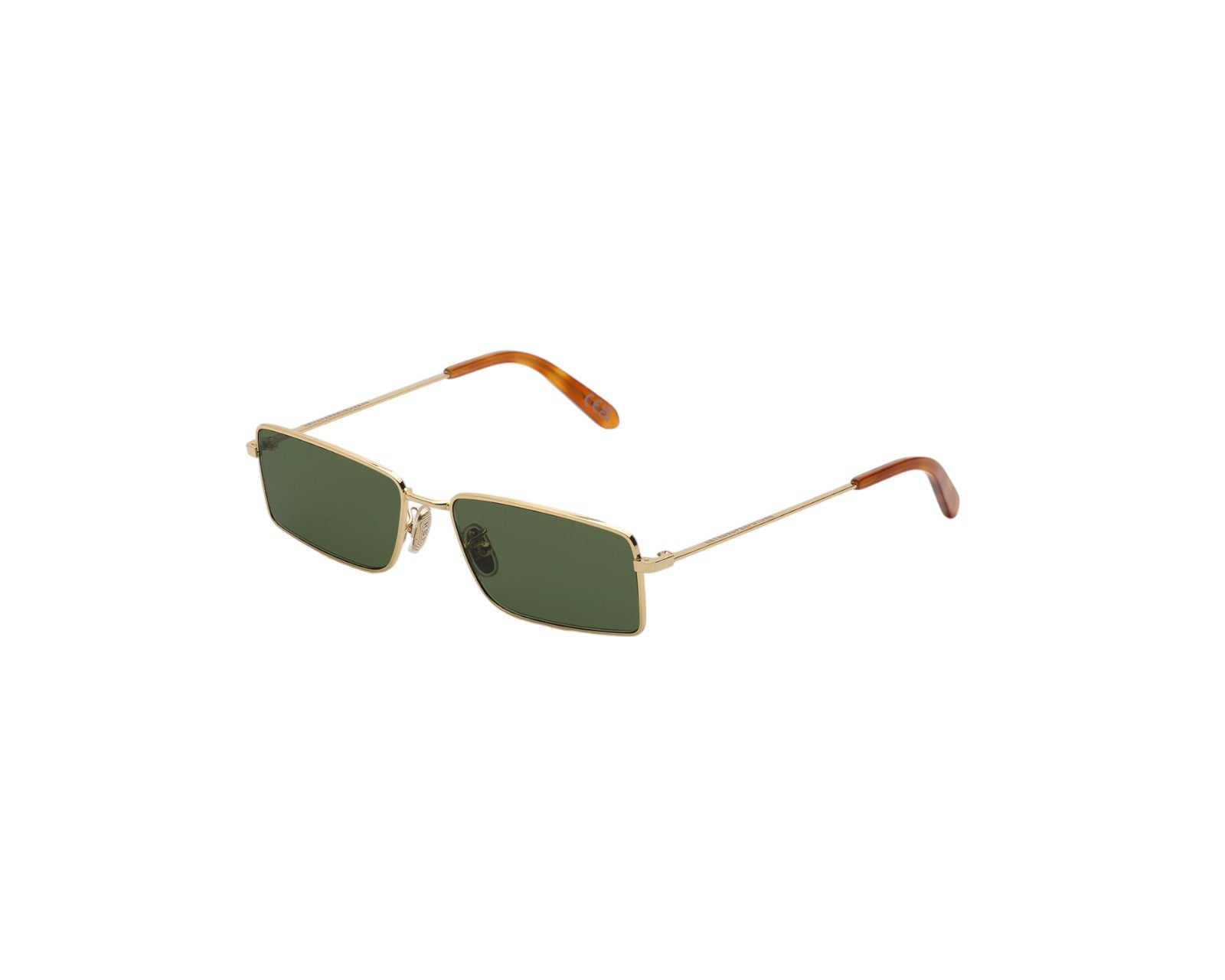 8059026129549 - Unisex R0T Chopper Light havana Gläser SONNENBRILLEN Metall Gold Grün Quadratisch Normal