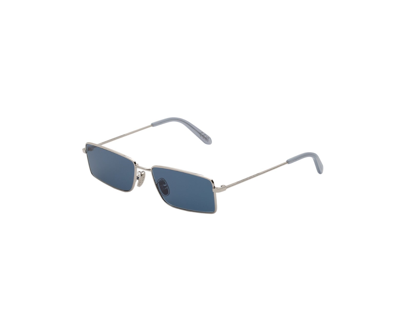 8059026129556 - Unisex 9K0 Chopper Light blue Gläser SONNENBRILLEN Metall Silber Blau Quadratisch Normal