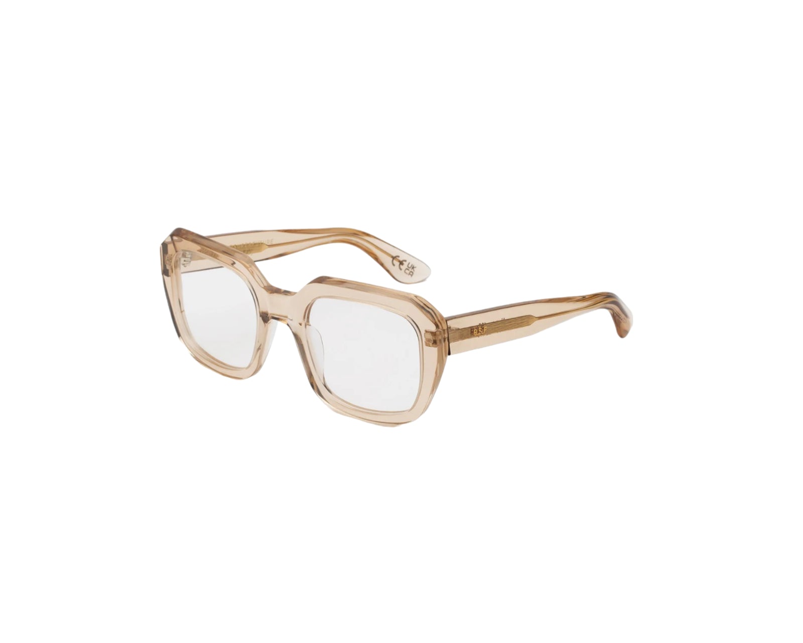 8059026130378 - Unisex ET4 Numero 125 Cream Rahmen von BRILLEN Acetat Beige  Quadratisch