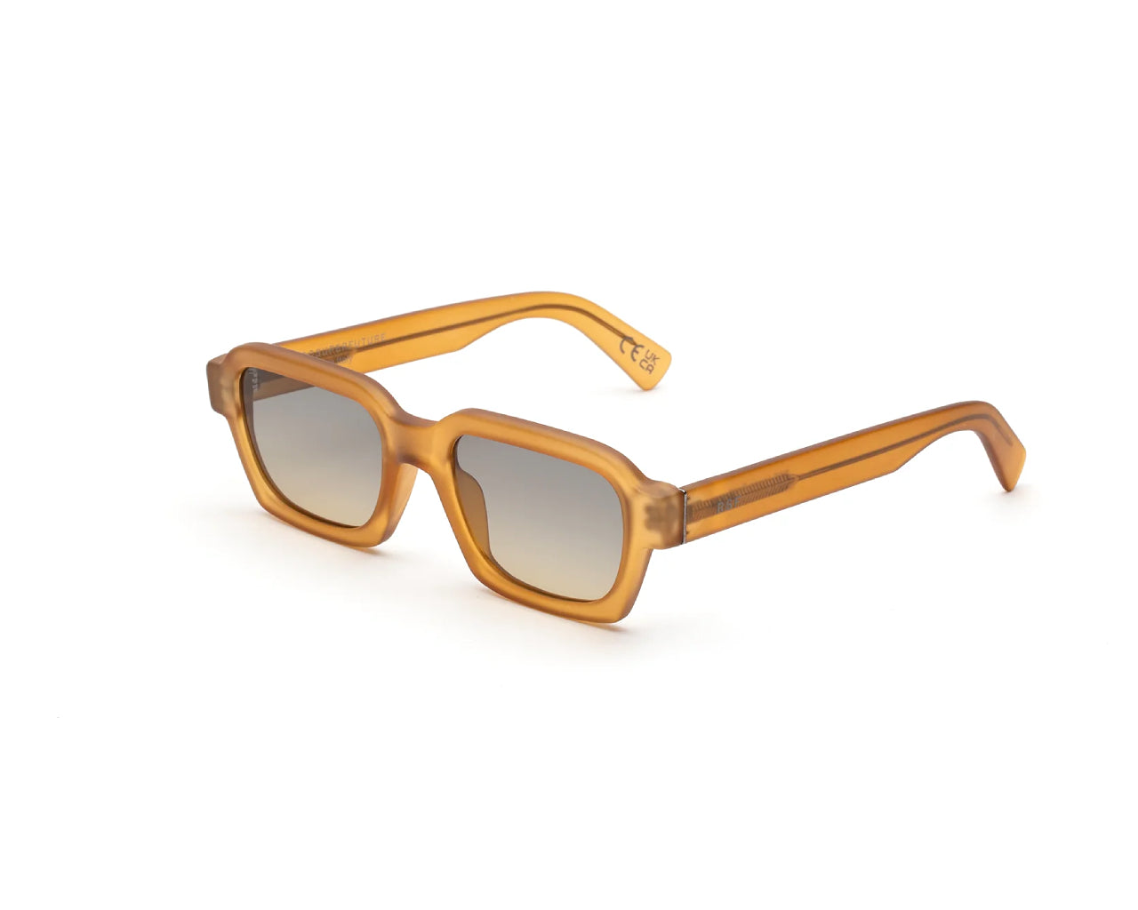 8059026133973 - Unisex 0Z6 Caro Yellow p04 Gläser SONNENBRILLEN Acetat Gelb Braun Quadratisch Normal Schattiert