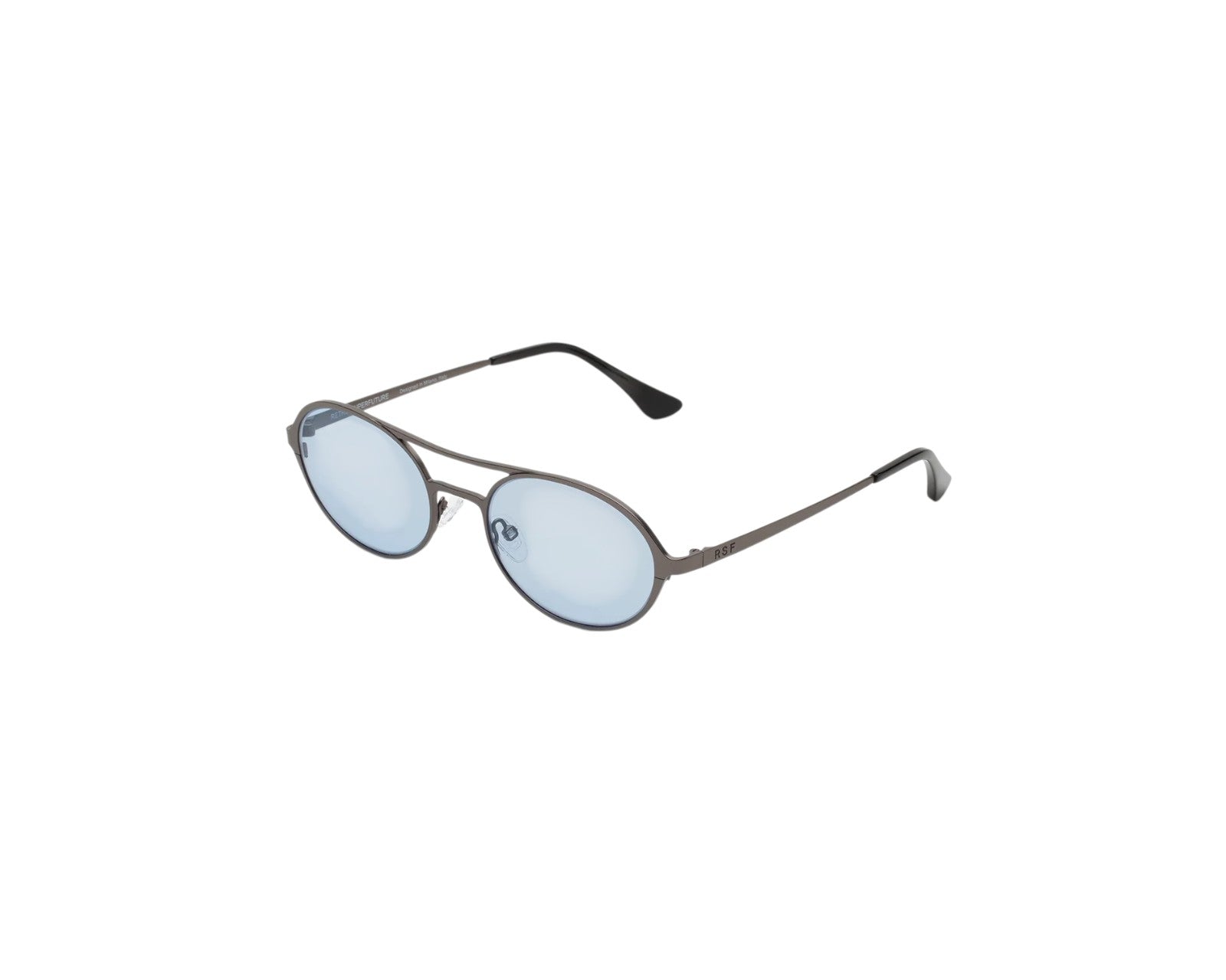 8059026136424 - Unisex XSP Bird Blue-Gun Gläser SONNENBRILLEN Steckdose Metall Blau Hellblau Rund Normal 8059026136424 - Unisex XSP Bird Blue-Gun Gläser SONNENBRILLEN Steckdose Metall Blau Hellblau Rund Normal