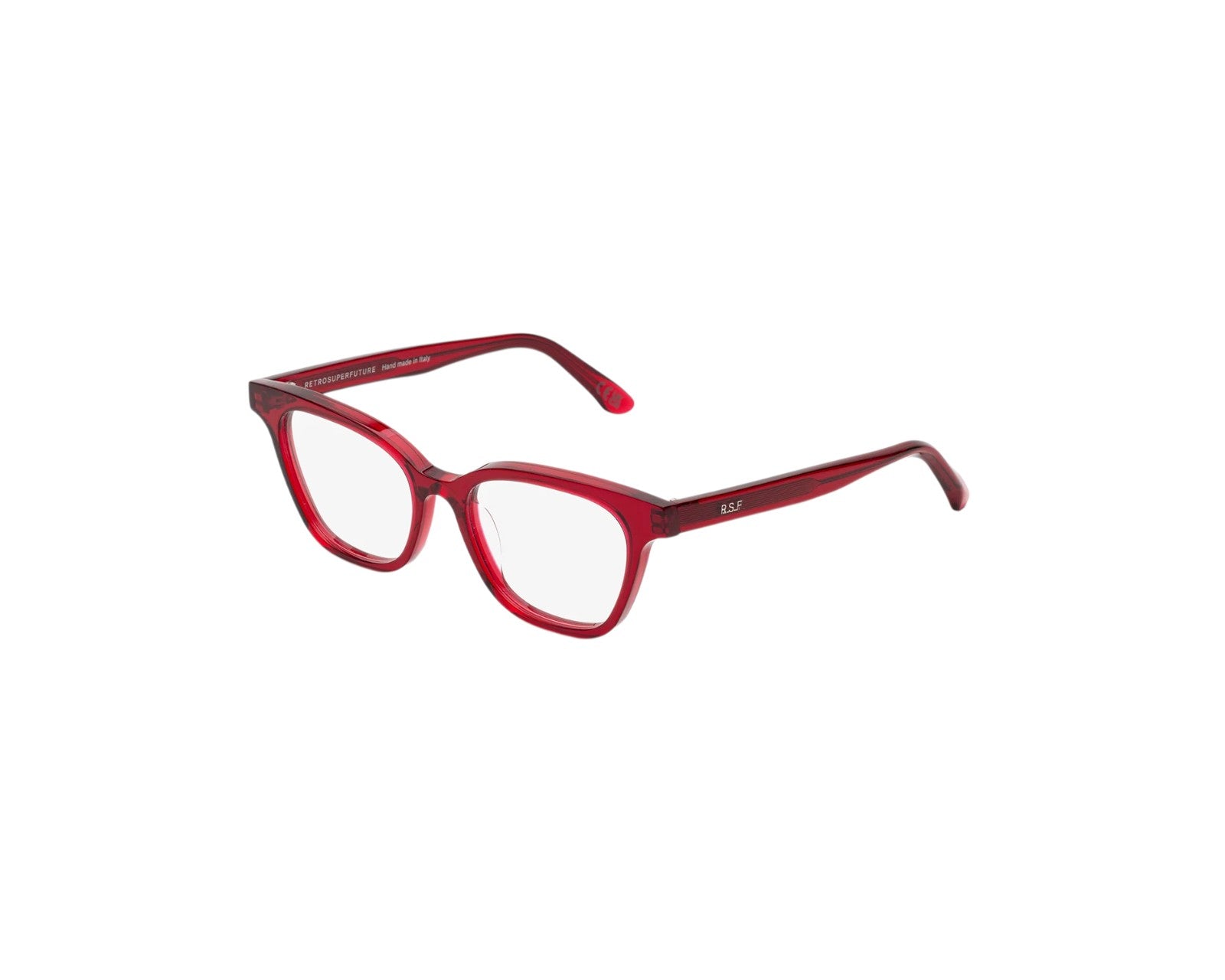 8059026139203 - Unisex 9O4 Numero 131 Rossissimo Rahmen von BRILLEN Acetat Rot  Quadratisch