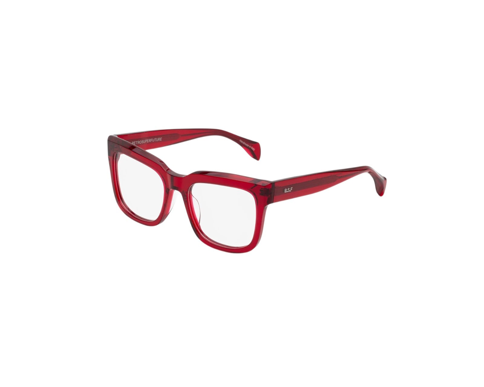 8059026139326 - Unisex 5M4 Numero 136 Rosso Rahmen von BRILLEN Acetat Rot  Quadratisch