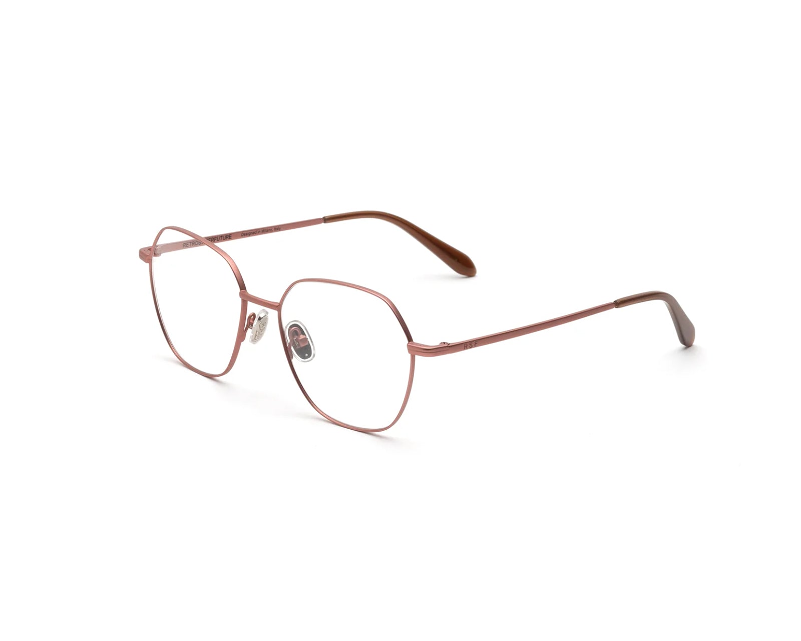 8059026140797 - Unisex BZN Numero 138 Dark brown Optische Fassungen Metall Braun  Geometrisch