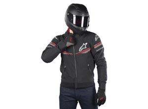 8059175180590 - Motorradjacke Alpinestars Sektor V2 Tech Hoodie Schwarz-Rot