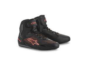 8059175187803 - Alpinestars Motorradstiefel Alpinestars Faster-3 Rideknit Schwarz-Neonrot