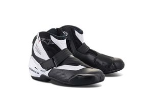 8059175345463 - Alpinestars SM-1 R V2 Vented Motorradschuhe - Schwarz Weiss - 45 - unisex