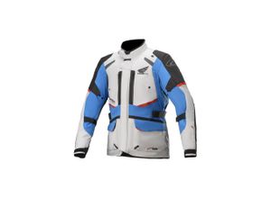 8059175379734 - Motorradjacke Alpinestars Honda Andes V3 Drystar Eisgrau-Blau-Hellrot