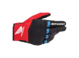 8059175382123 - Motorradhandschuhe Alpinestars Honda Copper Schwarz-Hellrot-Blau