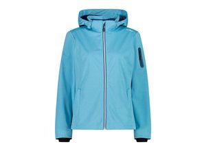 8059342736919 - ZIP HOOD Damen Softshelljacke blau (Größe 42)