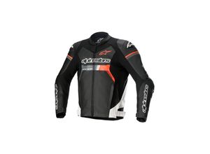 8059347009933 - Alpinestars Motorradjacke Alpinestars GP Force Leather Schwarz-Weiß-Rot