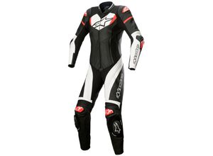 8059347015668 - Lederkombi Alpinestars Stella GP Plus Schwarz-Weiß-Hellrot 38