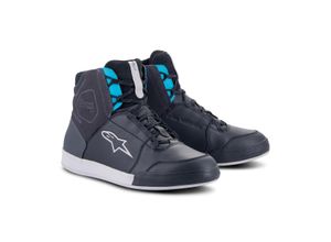 8059347084947 - Alpinestars Stella Chrome Drystar Wasserdichte Damen Motorradschuhe - Schwarz Blau - 39 40 - female 8059347084947 - Alpinestars Stella Chrome Drystar Wasserdichte Damen Motorradschuhe - Schwarz Blau - 39 40 - female