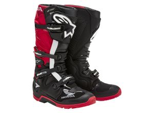 8059347155494 - Crossstiefel Alpinestars Honda Tech 7 Enduro Drystar Schwarz-Hellrot US 7 (EU 39)