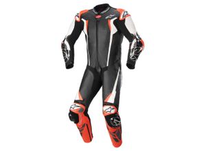 8059347160849 - Motorrad Lederkombi Alpinestars Racing Absolute V2 1 PC Leather Schwarz-Weiß-Rot Fluo