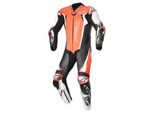 8059347160924 - Motorrad Lederkombi Alpinestars Racing Absolute V2 1 PC Leather Rot Fluo-Weiß-Schwarz