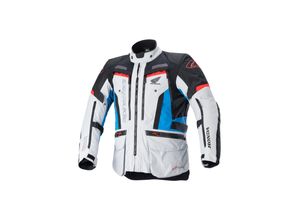 8059347161723 - Motorradjacke Alpinestars Honda Bogota Pro Drystar Eisgrau-Blau-Hellrot