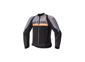 8059347164106 - Motorradjacke Alpinestars SMX Air Dunkelgrau-Schwarz-Orange Fluo