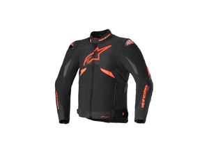 8059347195872 - Motorradjacke Alpinestars T-GP R V3 Drystar Schwarz-Rot-Fluo-Weiß