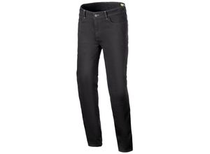 8059347205267 - Motorradjeans Alpinestars Cult-8 Stretch Denim Schwarz Ausgewaschen