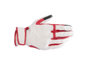 8059347311500 - Motorradhandschuhe Alpinestars Dyno Leather Ecru-Rubinrot