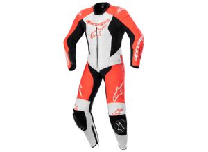 8059347315072 - Lederkombi Alpinestars GP Plus V2 1 PC Kinder Rot Fluo-Weiß-Schwarz