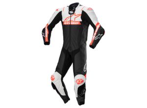 8059347340203 - Lederkombi Alpinestars Missile V2 Ward 1 PC Leather Schwarz-Weiß-Rot Fluo