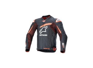 8059347341590 - Motorradjacke Alpinestars GP Plus R V4 Rideknit Leather Schwarz-Rot Fluo-Weiß