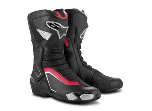 8059347391120 - Motorradstiefel Alpinestars SMX-6 V3 Schwarz-Silber-Rot