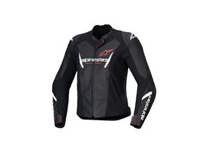 8059347393575 - Motorradjacke Alpinestars Stella Faster V3 Damen Schwarz-Weiß-Fluo Koralle