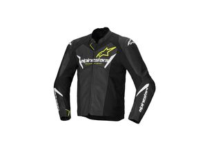 8059347394053 - Motorradjacke Alpinestars Faster V3 Airflow Schwarz-Weiß-Gelb-Fluo