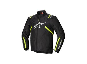 8059347397672 - Motorradjacke Alpinestars T-SP V2 WP Schwarz-Weiß-Gelb Fluo