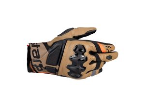 8059347439853 - Motorradhandschuhe Alpinestars Belize V3 Drystar Schwarz-Gobi Braun-Sand