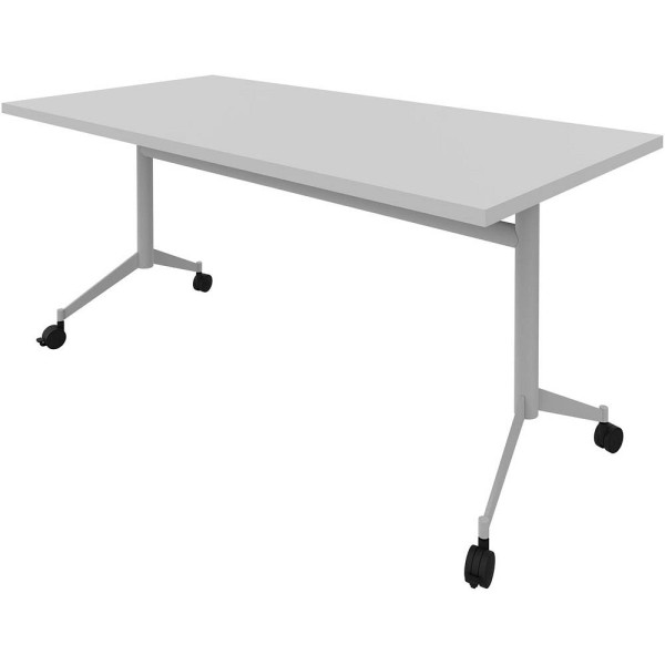 8059519730207 - Mehrzwecktisch Pop-up grau alu rechteckig T-Fuß-Gestell alu 1600 x 800 x 740 cm