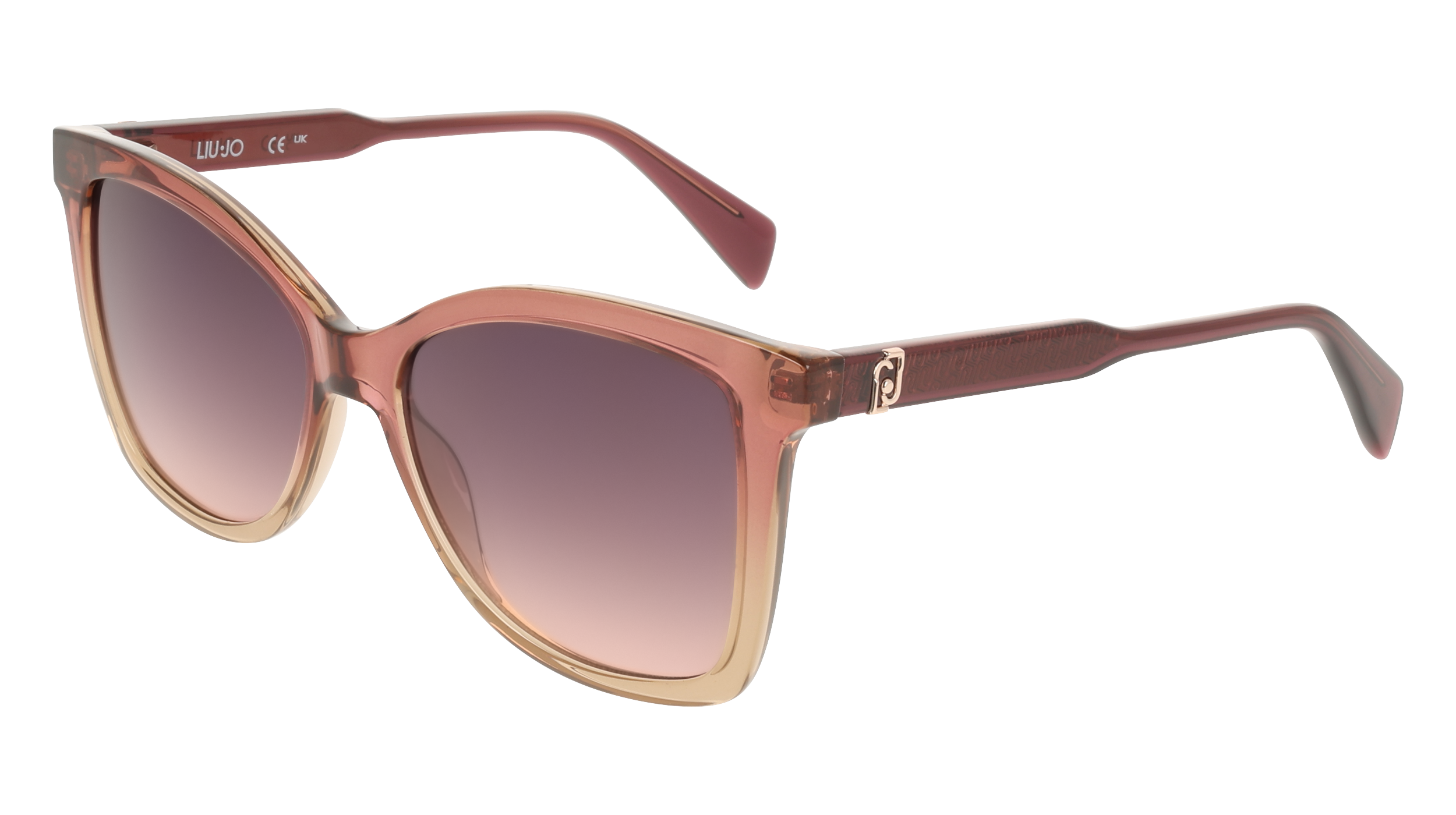 8059524565764 - Damen LJ822S 607 Sonnenbrillen Bio-Injekt Bordeaux Violett Schmetterling Normal