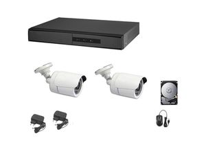 8059606090368 - Housecurity - videoüberwachung kit ahd cloud dvr 4 kanäle 2 kameras 5 mpx hd 500 gb