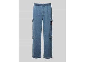 8059650957204 - Loose Fit Jeans mit Label-Patch 8059650957204 - Loose Fit Jeans mit Label-Patch