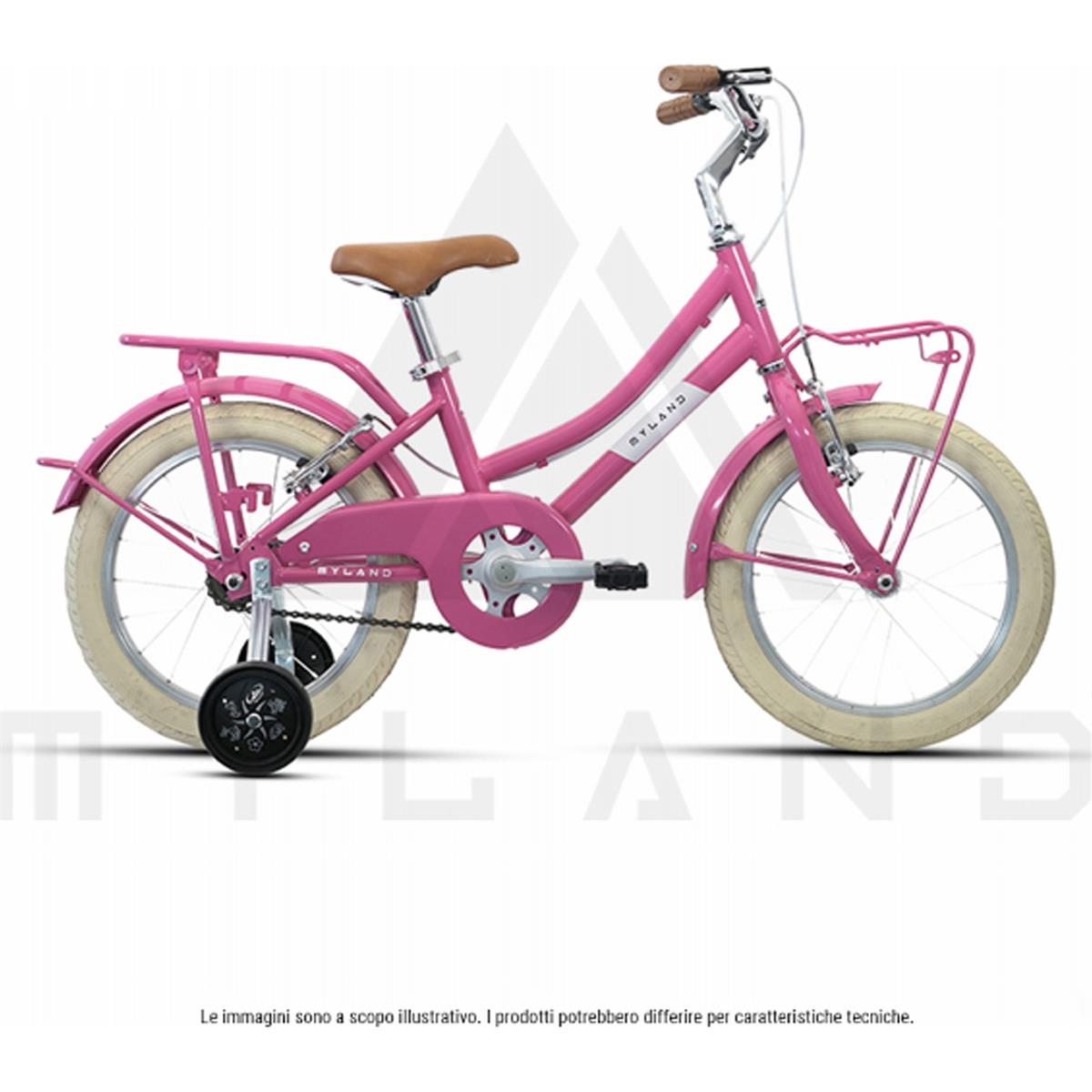 8059796060028 - 16 Kinderfahrrad City Rosa aus Hi-Ten Stahl mit V-Brake