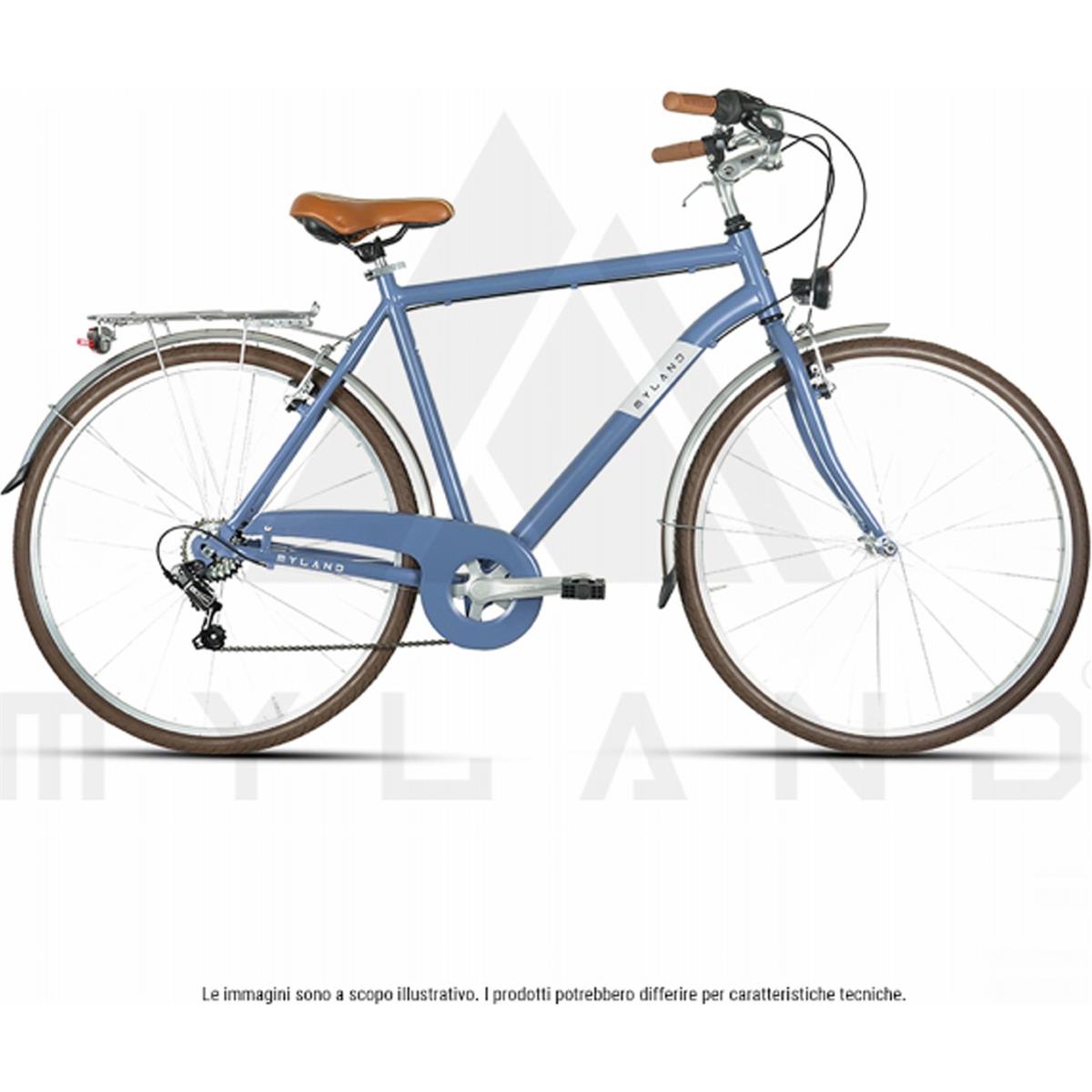 8059796060417 - City Fahrrad Corso 284 Blau mit Shimano 7-Gang 28 Räder Größe L